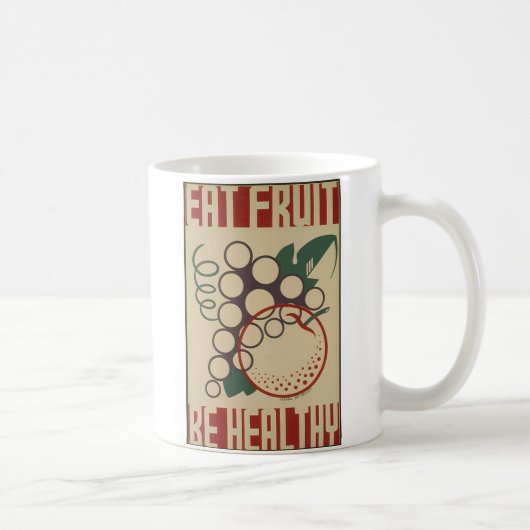 Iss Obst - 1938 Kaffeetasse (Rechts)