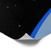 ISS oder Internationale Raumstation Poster (Ecke)