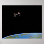 ISS oder Internationale Raumstation Poster (Vorne)