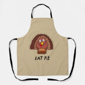 Iss Pie mit Erntedank Türkei Schürze (Vorderseite)