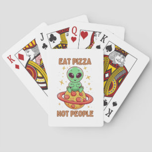 Iss Pizza nicht Menschen Spielkarten