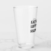 Iss sauber. Heavy Lift. Schlafen. Glas (Rechts)