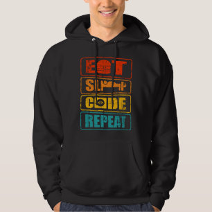 iss schlaf code wiederhole informatik programmiere hoodie