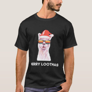 Iss Schlafen Beute Wiederholen Frohe Beute Weihnac T-Shirt