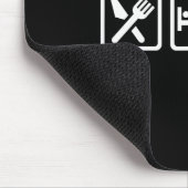 Iss Schlafen Cricket Mousepad (Ecke)