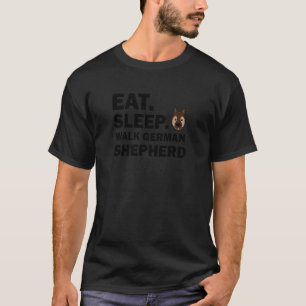 Iss Schlafen Laufen Deutscher Schäferhund T-Shirt