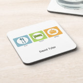 Iss Schlafkuchen! Getränkeuntersetzer (Linke Seite)