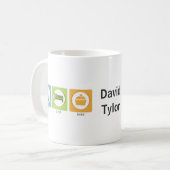 Iss Schlafkuchen! Kaffeetasse (Vorderseite Links)
