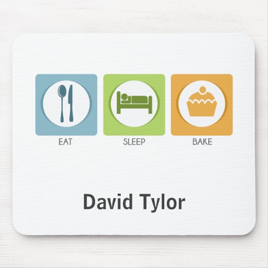 Iss Schlafkuchen! Mousepad (Vorne)