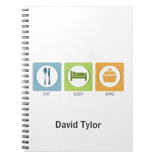 Iss Schlafkuchen! Notizblock (Vorderseite)