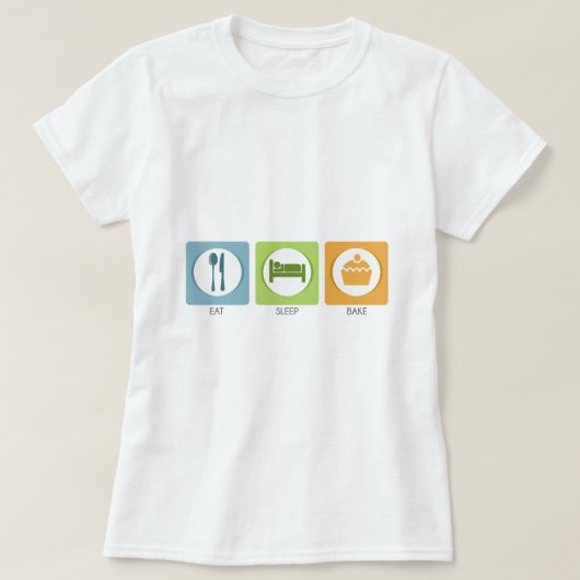 Iss Schlafkuchen! T-Shirt (Design vorne)