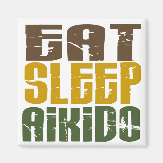 Iss Sleep Aikido 1 Magnet (Vorne)