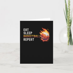 Iss Sleep Basketball Wiederholung Jersey für Girls Karte