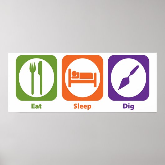 Iss Sleep Dig Poster (Vorne)