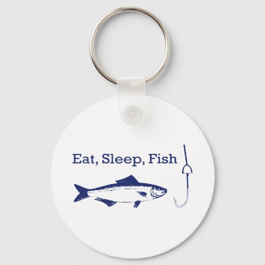Iss Sleep Fish Schlüsselanhänger (Vorderseite)