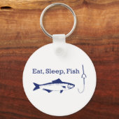 Iss Sleep Fish Schlüsselanhänger (Vorderseite)