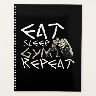 Iss Sleep Gym Wiederholung Funny Zitat Planer