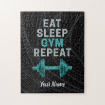 Iss Sleep Gym Wiederholung Gymnastik Vintag für Wo