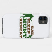 Iss Sleep Hunt Wiederholung lustiges Geschenk für Case-Mate iPhone Hülle (Rückseite (Horizontal))