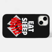 Iss Sleep Hustle.b Case-Mate iPhone Hülle (Rückseite (Horizontal))