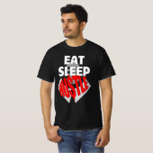 Iss Sleep Hustle.b T-Shirt (Vorne ganz)