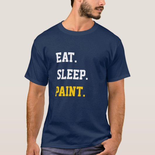 Iss Sleep Paint T-Shirt (Vorderseite)