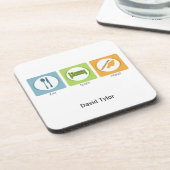 Iss Sleep Paint Untersetzer (Linke Seite)