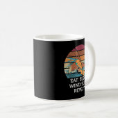 Iss Sleep Windsurf Wiederholung Retro Vintager Son Kaffeetasse (VorderseiteRechts)