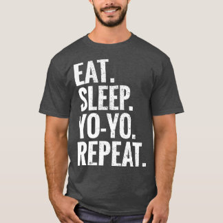 Iss Sleep Yo Yo Wiederholung T-Shirt