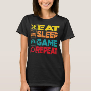 Iss Spielem Lifestyle Fette Grafik T-Shirt
