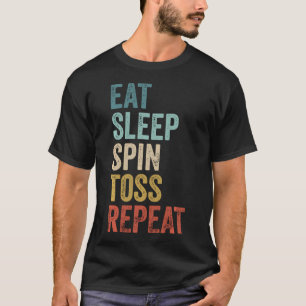 Iss Spinnteller Wiederhole Spinnteller T-Shirt