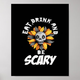 Iss, trink und hab Angst Lustig Trendig Poster