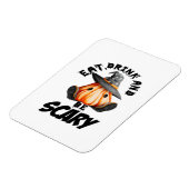 Iss, trink und hab Angst Retro Cool Magnet (Linke Seite)