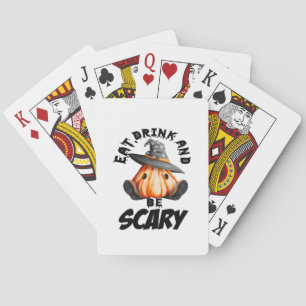 Iss, trink und hab Angst Retro Cool Spielkarten