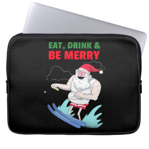 Iss, trink und sei fröhlich Weihnachten Laptopschutzhülle