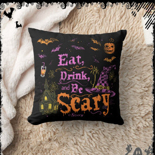 Iss, trink und sei gruselig ExDesigner Hallowe Kissen