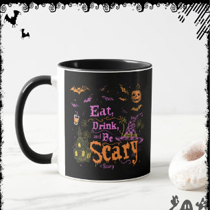 Iss, trink und sei gruselig ExDesigner Hallowe Tasse