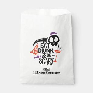 Iss, trink und sei gruselig Halloween Geschenktütchen