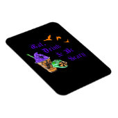 Iss, trink und sei gruselig Halloween Minimal Saub Magnet (Rechte Seite)