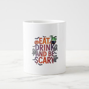 Iss, trink und sei gruselig Halloween-Party Grusel Jumbo-Tasse