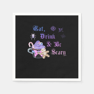 Iss, trink und sei gruselig Hexmas Cooler einzigar Serviette
