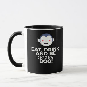 Iss Trinke Gruseliger Kürbis Halloween Design Krea Tasse