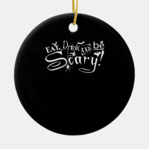Iss, trinke und sei gruselig Ästhetik Grafik Trend Keramik Ornament