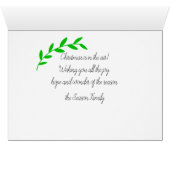 Iss, trinke und sei Merry Foto-Karte (Innenansicht Horizontal (Unten))