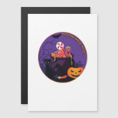 Iss Trinke Und Sei Miauig Süß Casual Magnetkarte (Vorne/Hinten)