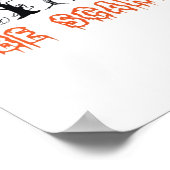 Iss Trinke Und Sei Schrecklich Minimal Zitat Poster (Ecke)