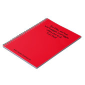 Iss wenig notizblock (Linke Seite)