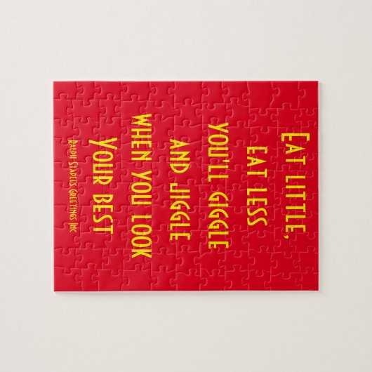 Iss wenig puzzle (Horizontal)