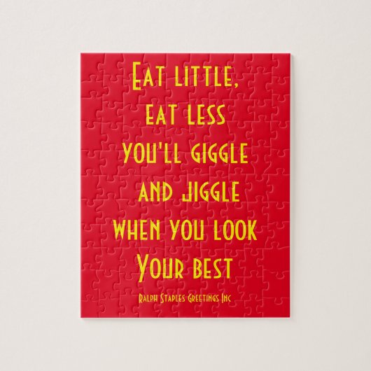 Iss wenig puzzle (Vertikal)