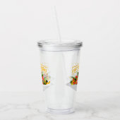 Iss Your Veggies Zitat frisch Salat Mix Schüssel g Acryltrinkbecher (Links)